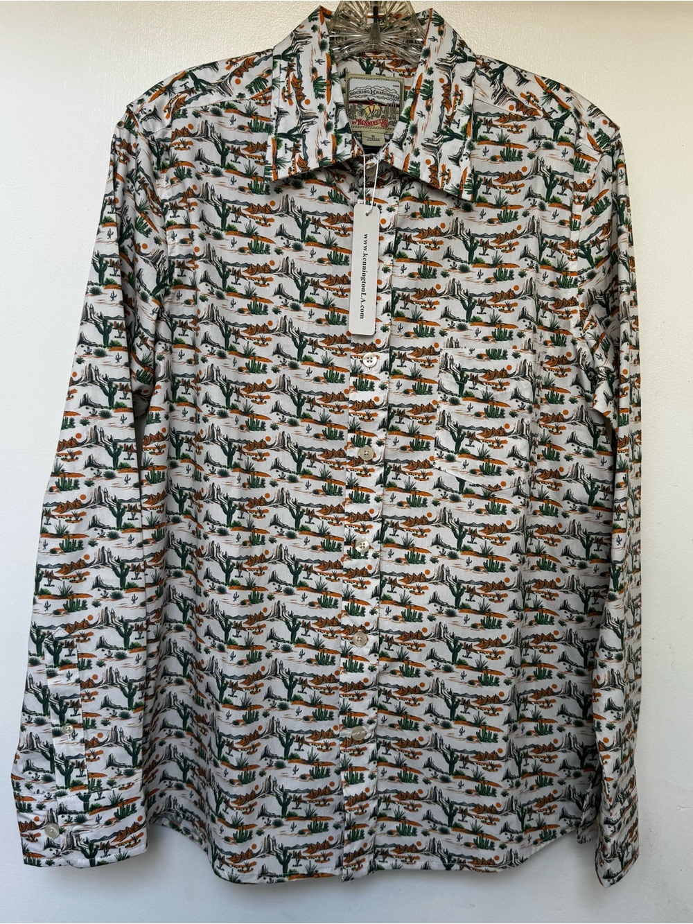 Men's Desert Print Button-Up Shirt Rocking K Ranchwear